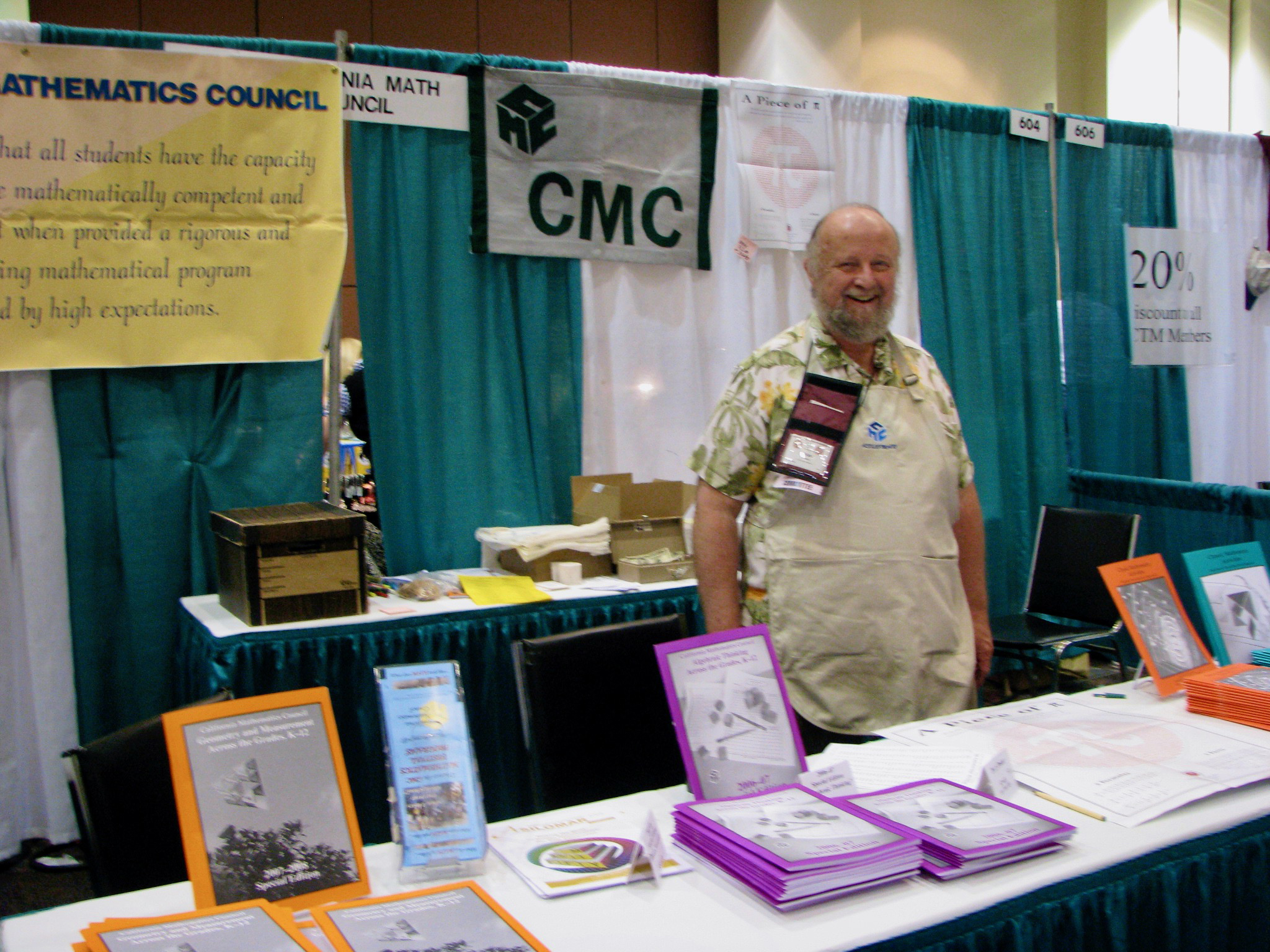 Mike at CMC Booth